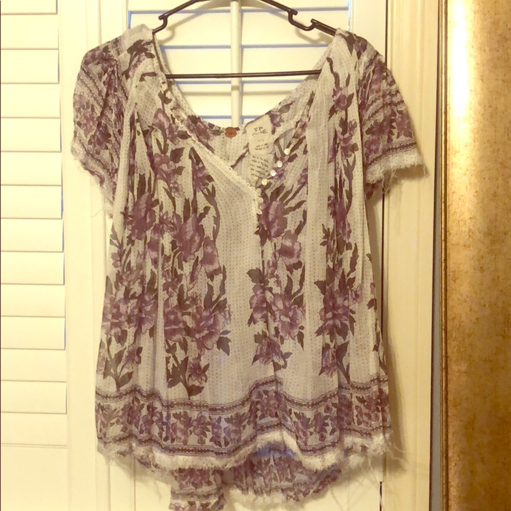Free people floral top